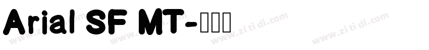 Arial SF MT字体转换